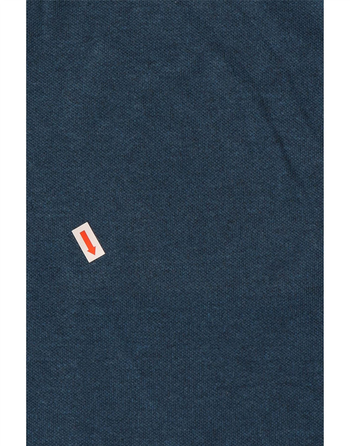 Męska koszulka polo TOMMY HILFIGER o dopasowanym kroju XL, niebieska, bawełniana