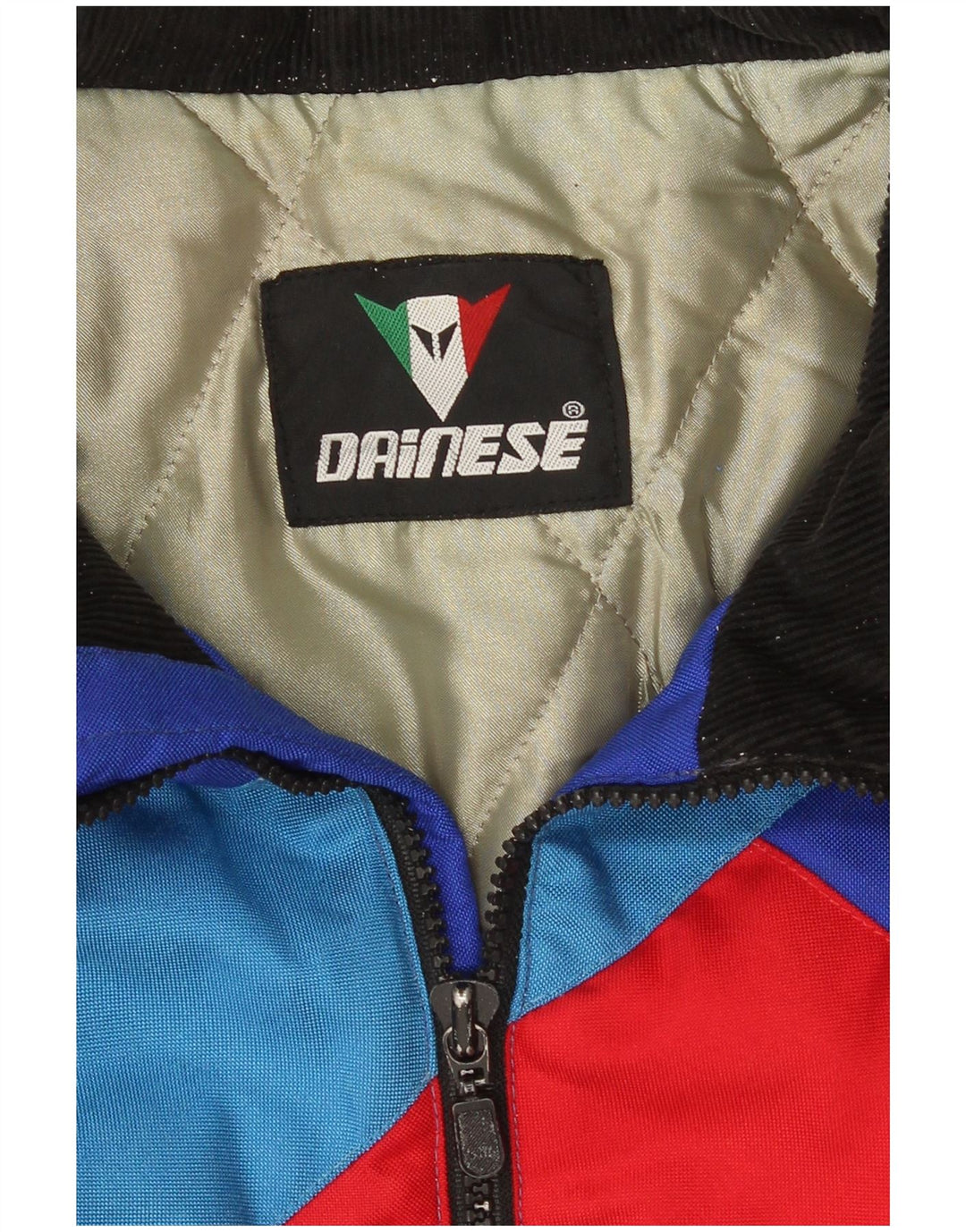Męska kurtka wyścigowa Dainese z grafiką, rozmiar 54, duży niebieski blok kolorów