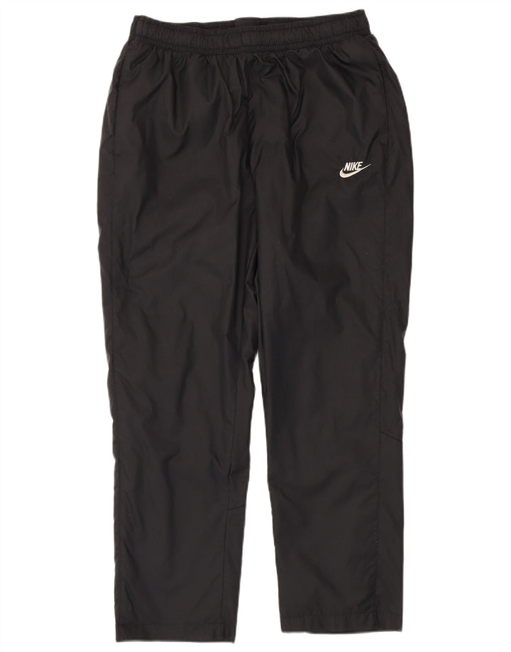 Męskie spodnie dresowe Nike, duże, czarne, nylonowe