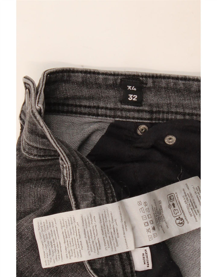 JACK & JONES Męskie dżinsy GLENN Slim W34 L32 Szara bawełna