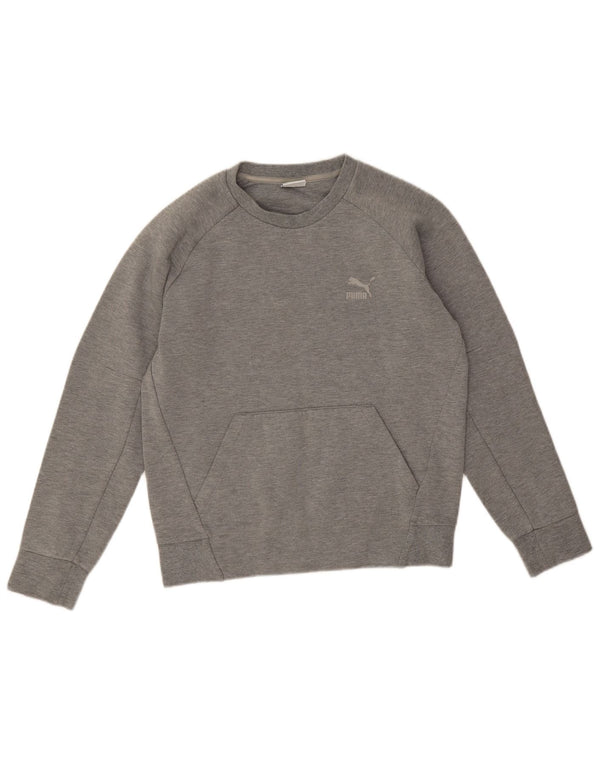 Męska bluza Puma Sweter XS Szara bawełna