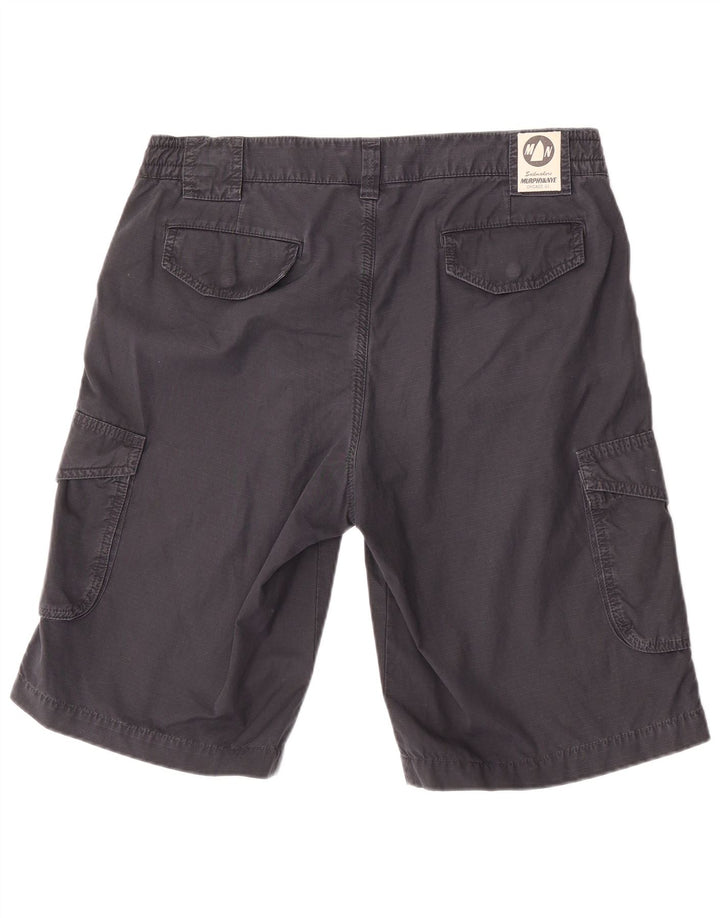 Męskie spodenki cargo Murphy & Nye W36, duże, granatowe, bawełniane