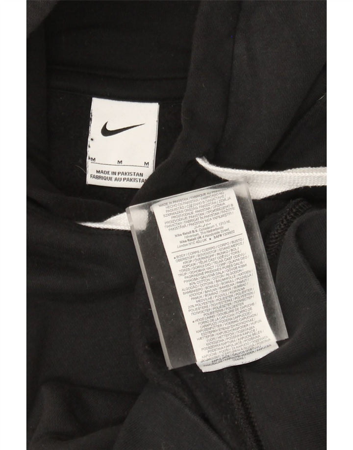 Męska bluza z kapturem Nike, średnia czarna, bawełniana