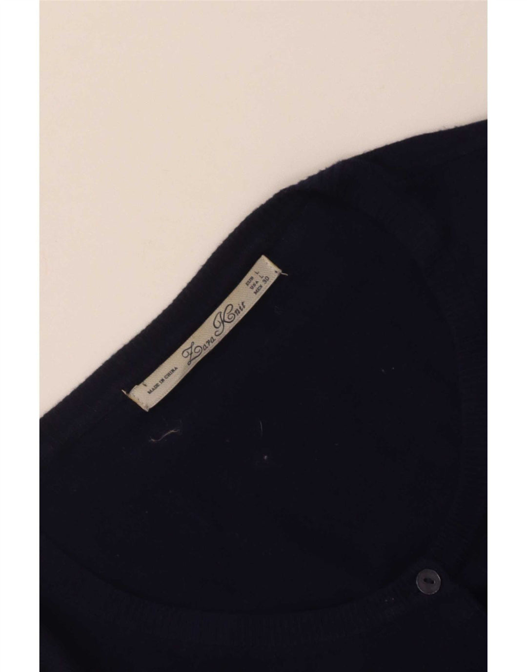 Sweter damski Zara Cardigan UK 14, duży, granatowy