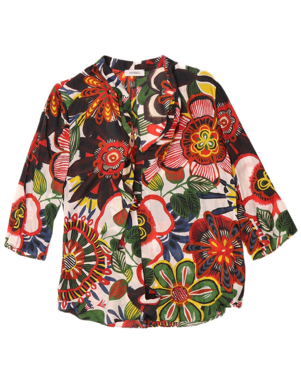 Damska bluzka z rękawem 3/4 Max & Co. UK 12, średnia, wielokolorowa w kwiaty