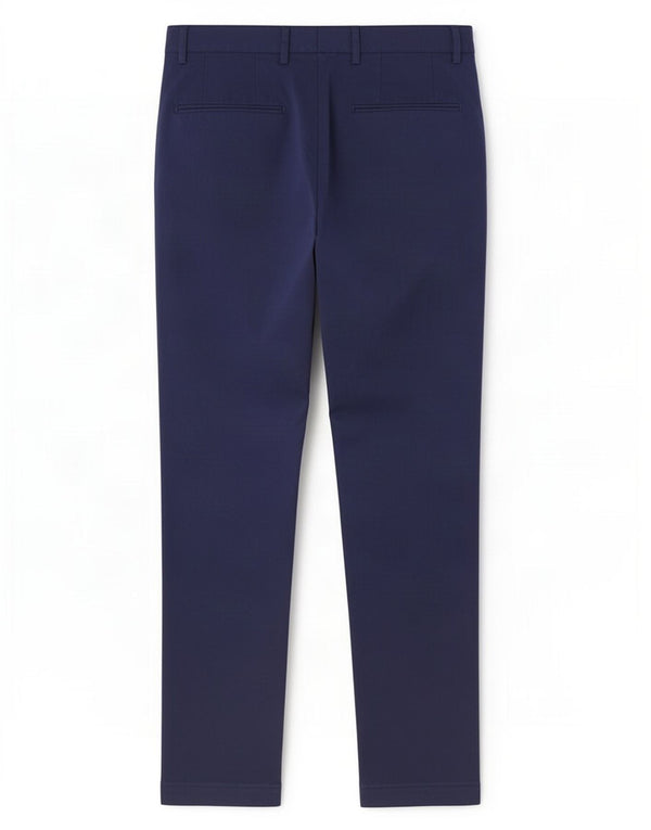 Spodnie męskie Zara Slim Chino EU 38 Small W30 L33 Granatowa wiskoza