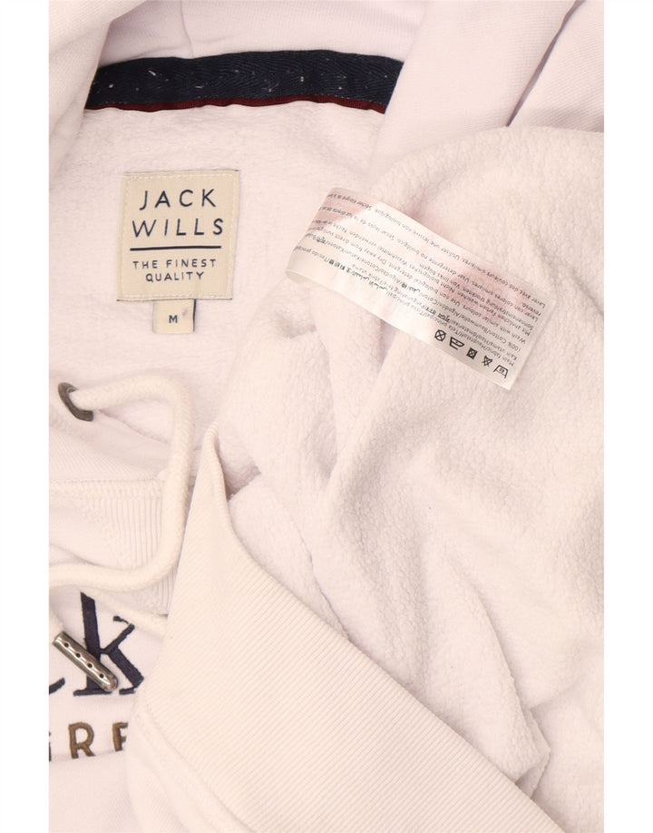 Męski sweter z kapturem Jack Wills, średniej wielkości, z białej bawełny