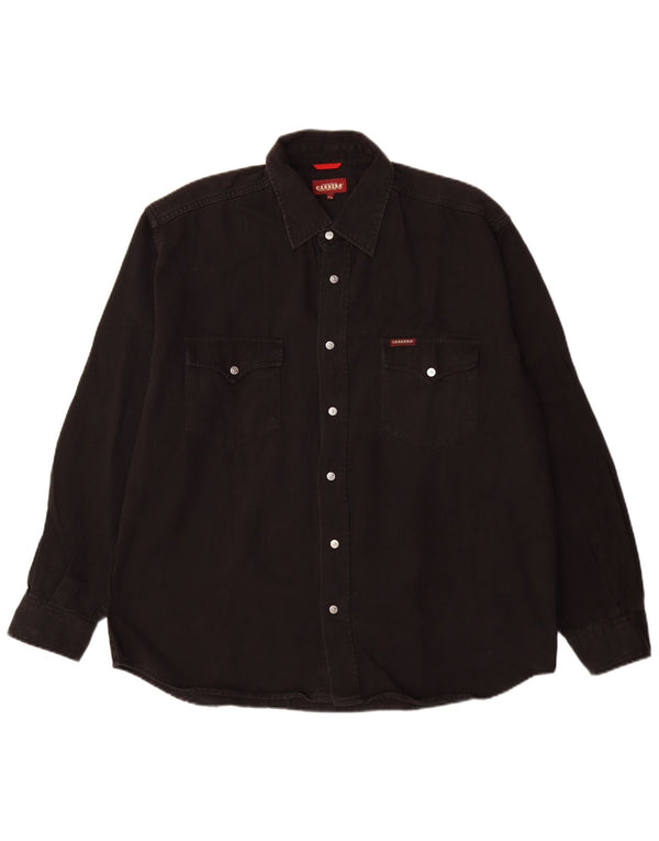 Koszula męska Carrera XL, czarna, bawełniana