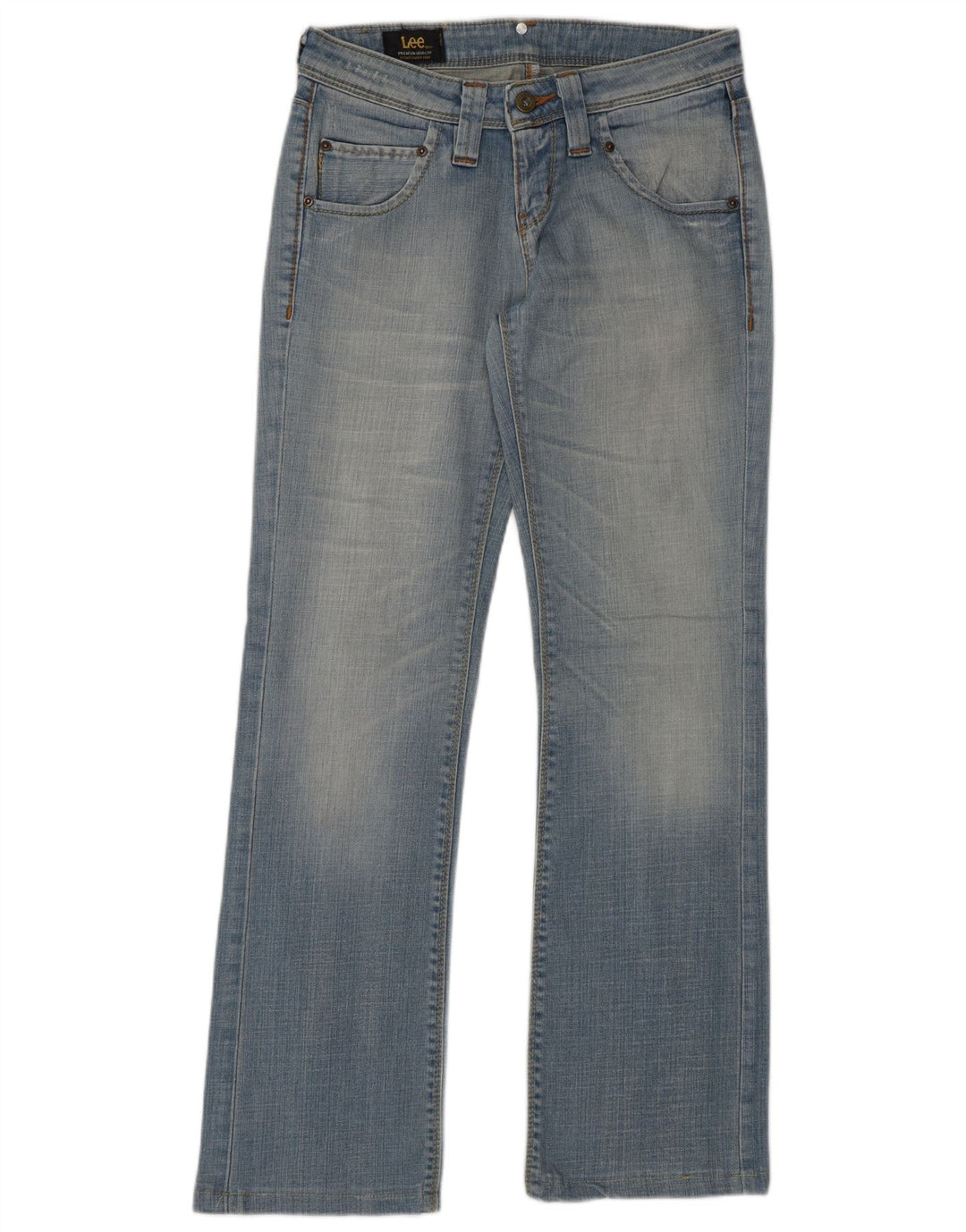 Damskie jeansy LEE Jinx Straight W27 L30 Niebieskie bawełniane