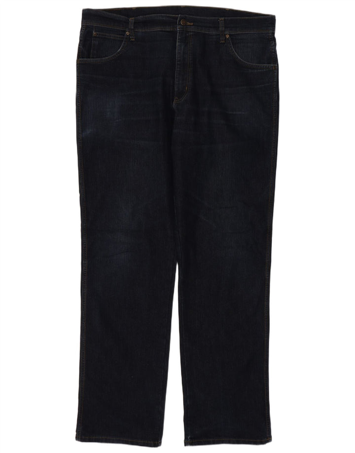 Damskie jeansy Wrangler o regularnym kroju W40 L34, granatowe, bawełniane