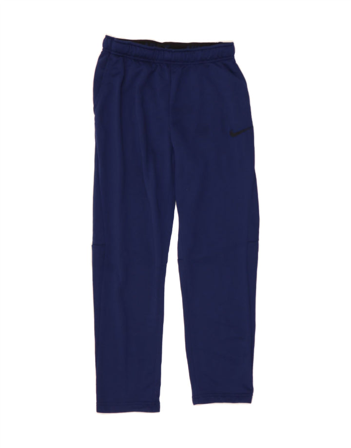 NIKE Mens Dri Fit Tracksuit Trousers Medium Navy Blue Polyester Vintage Nike and Second-Hand Nike from Messina Hembry 