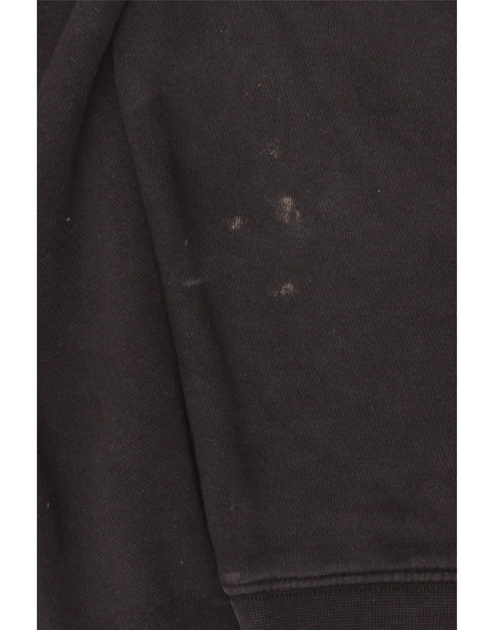 Męski sweter z kapturem NIKE o luźnym kroju, średni czarny, bawełniany