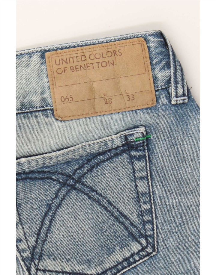 Damskie dżinsy Bootcut Benetton W28 L33 Niebieskie