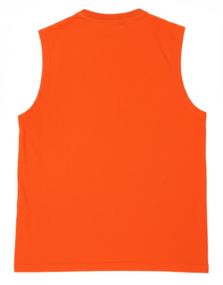CHAMPION Womens Graphic Vest Top UK 18 XL Orange