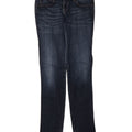 Damskie jeansy Armani Graphic Slim W26 L32 Granatowa bawełna