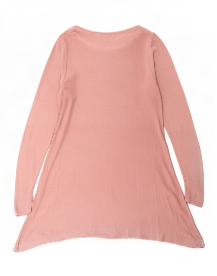 Marks & Spencer Damska sukienka-tunika UK 10, mała, różowa, akrylowa