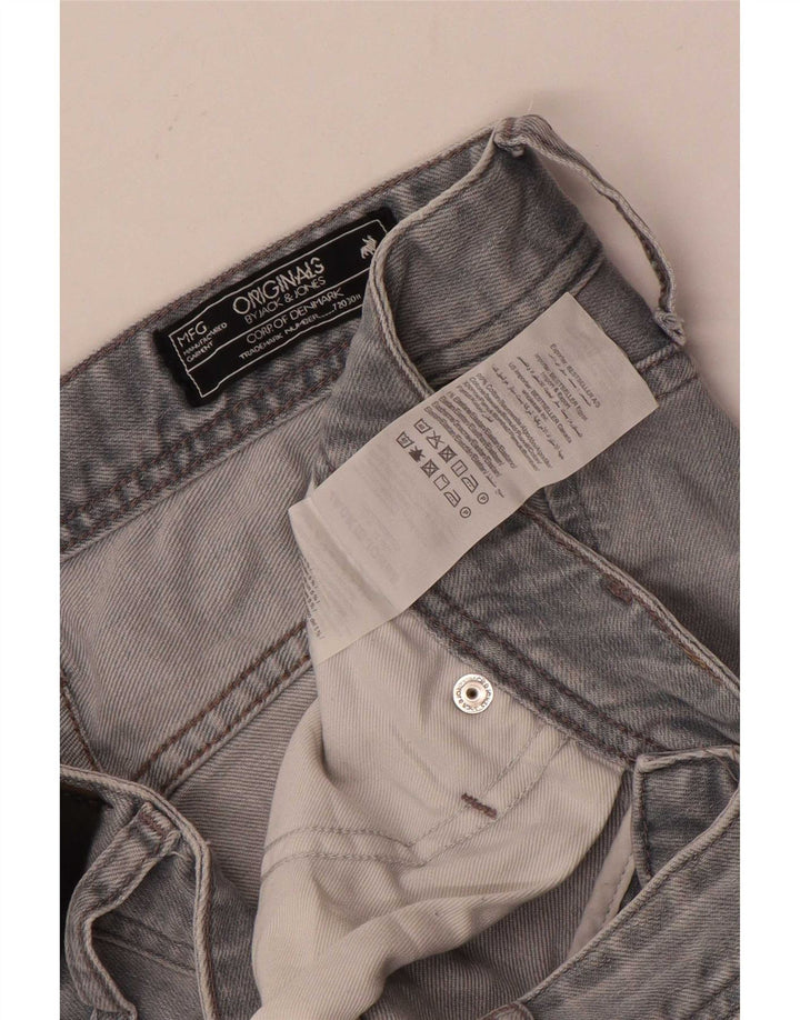 Męskie jeansy Jack & Jones Tim Slim W30 L34 Szara bawełna