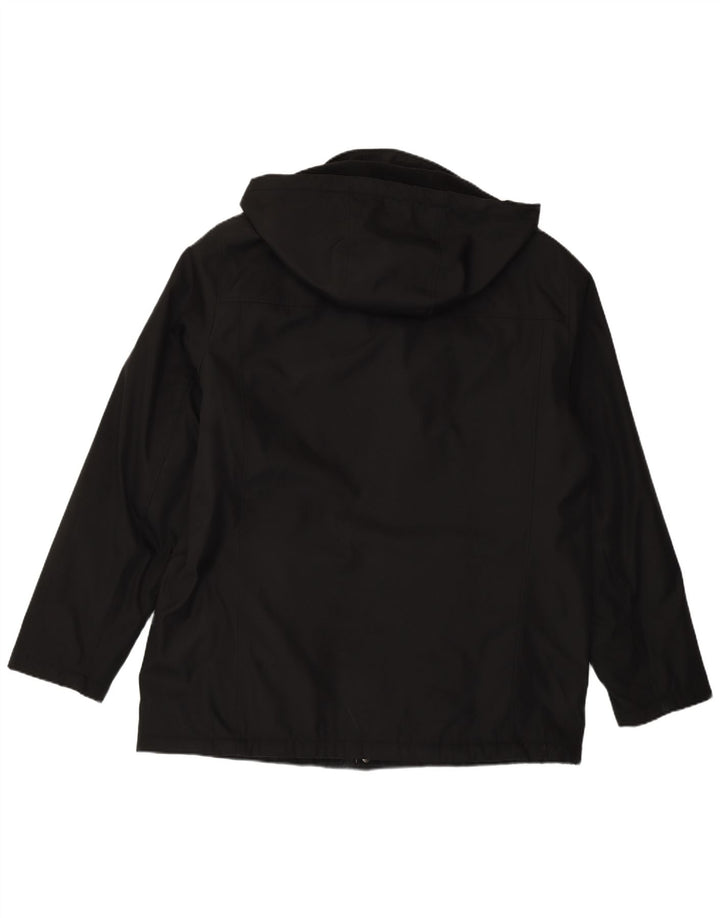 Męska kurtka z kapturem Calvin Klein UK 40, duża, czarna, poliester