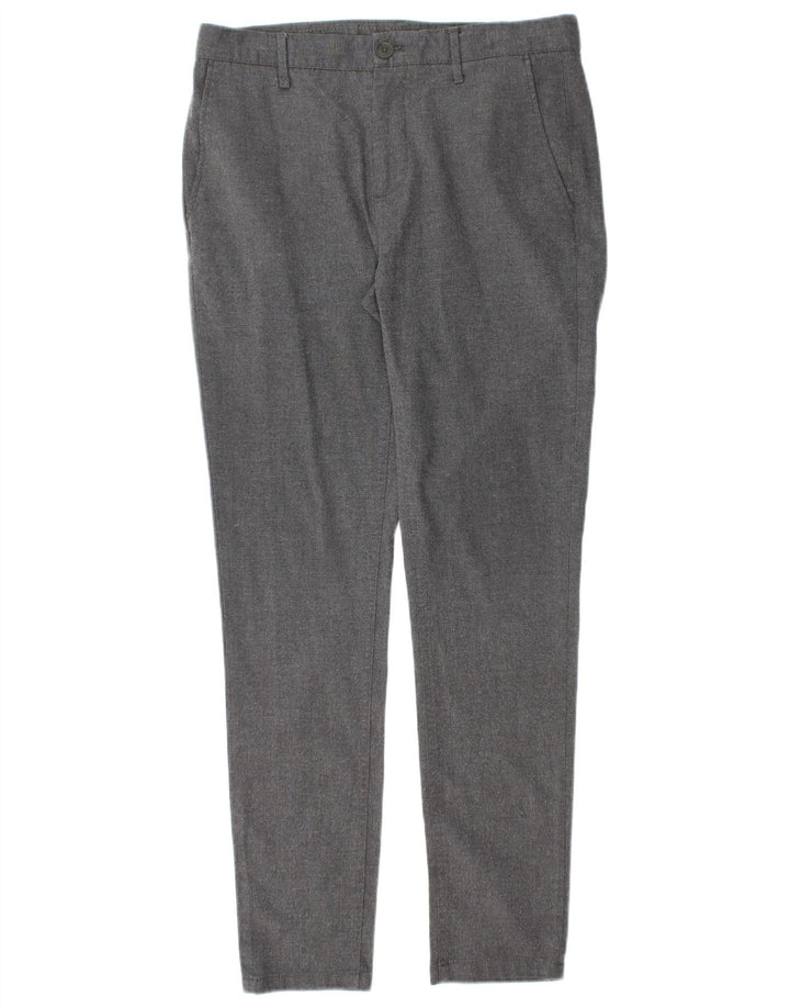 Męskie spodnie chino Zara EU 40 Medium W31 L30 Szary poliester