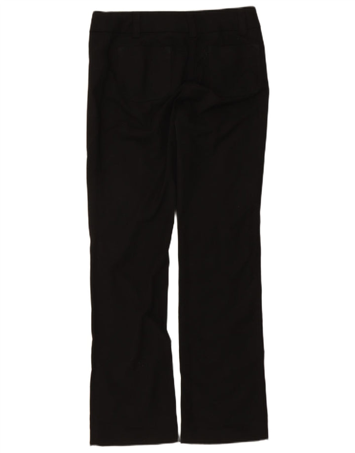 Damskie proste spodnie garniturowe Trussardi IT 44 Medium W30 L31 Czarne