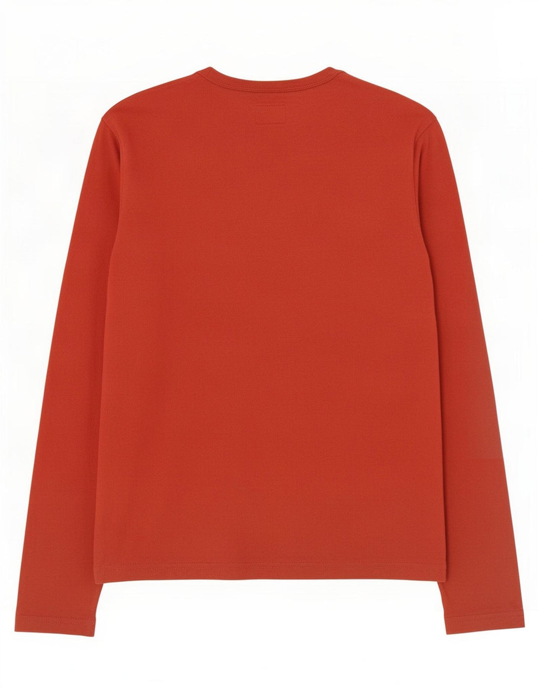 Męski top Calvin Klein Jeans z długim rękawem, średnio czerwony, bawełniany