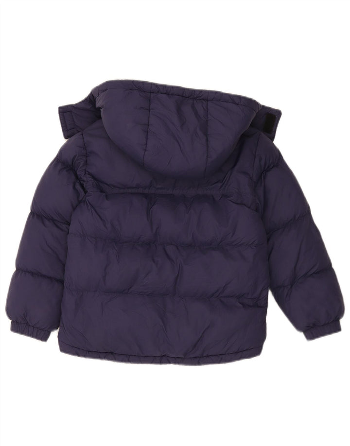 Timberland Chłopięca wyściełana kurtka z kapturem, 5-6 lat, granatowa, poliamid