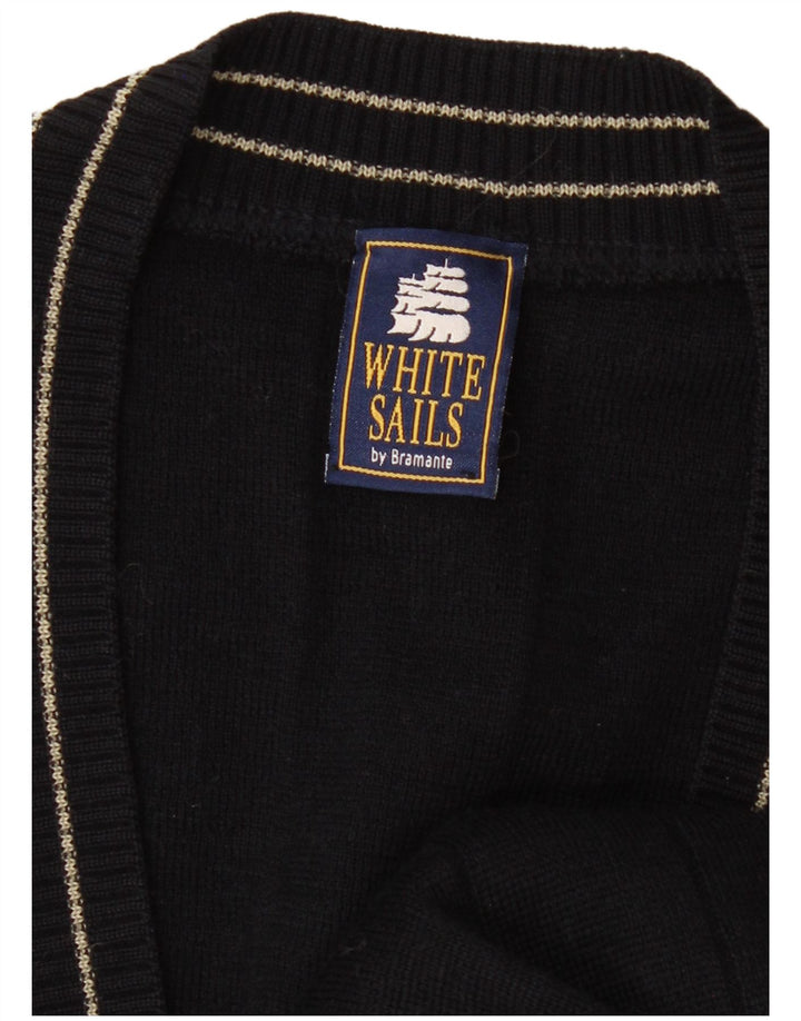 Męski sweter rozpinany Bramante White Sails XL granatowy