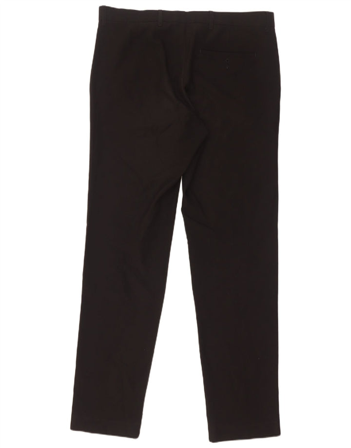 Męskie spodnie Chino Marks & Spencer W34 L33 Czarny poliester