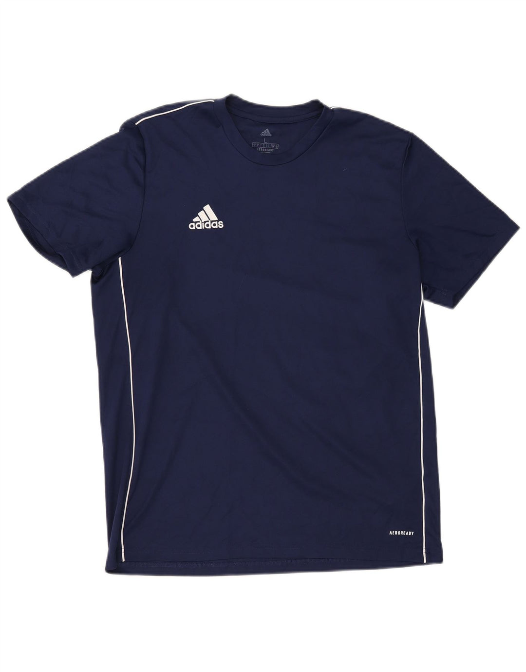 Adidas Męska Koszulka Aeroready Duży Granatowy Poliester