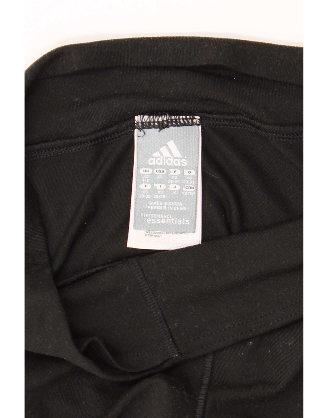 Damskie legginsy Adidas Climalite UK 4/6 XS, czarny poliester