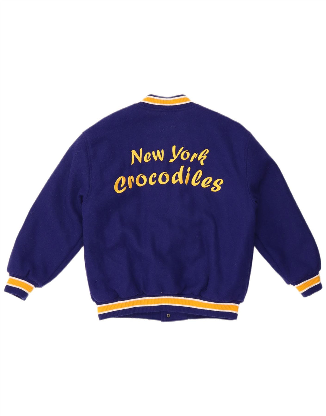 Kurtka dziewczęca ZARA New York Crocodiles Graphic Varsity 9-10 lat granatowa