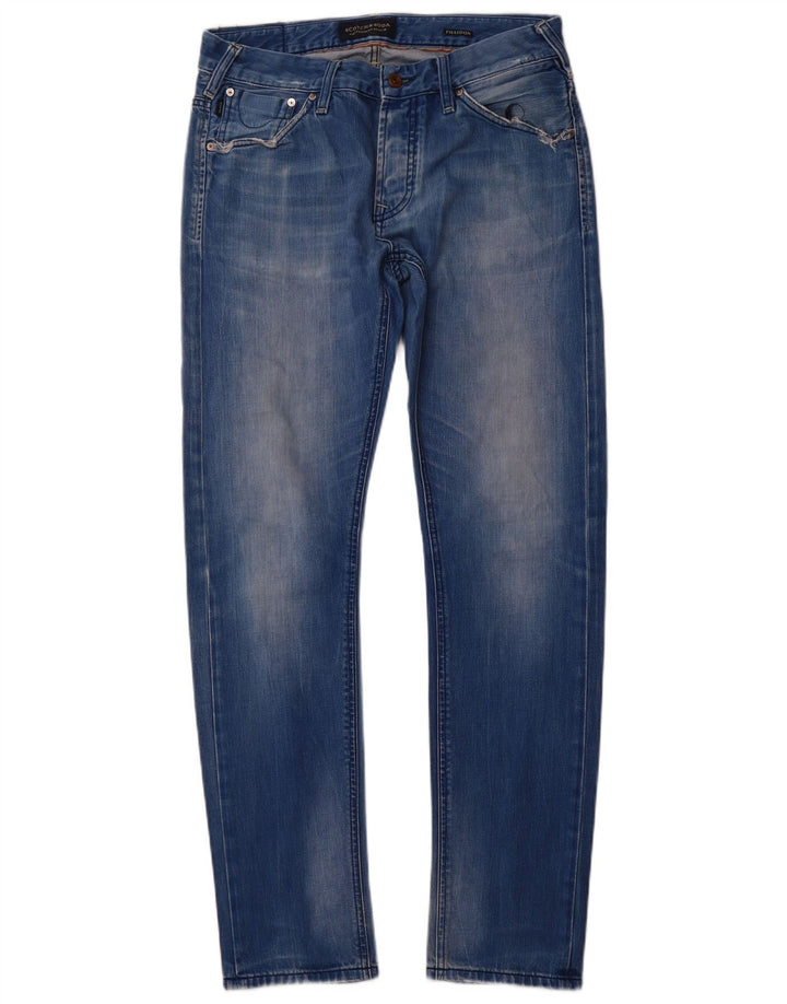 Dżinsy męskie SCOTCH & SODA W32 L34 Niebieskie, bawełniane