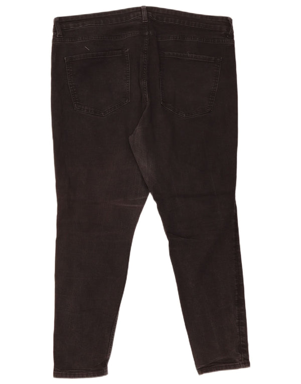 MARKS & SPENCER Damskie The Ivy Skinny Jeans UK 20 2XL W40 L28 Czarne