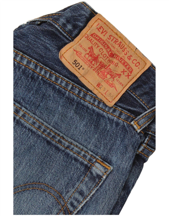 LEVI'S Mens 501 Straight Jeans W29 L28 Blue