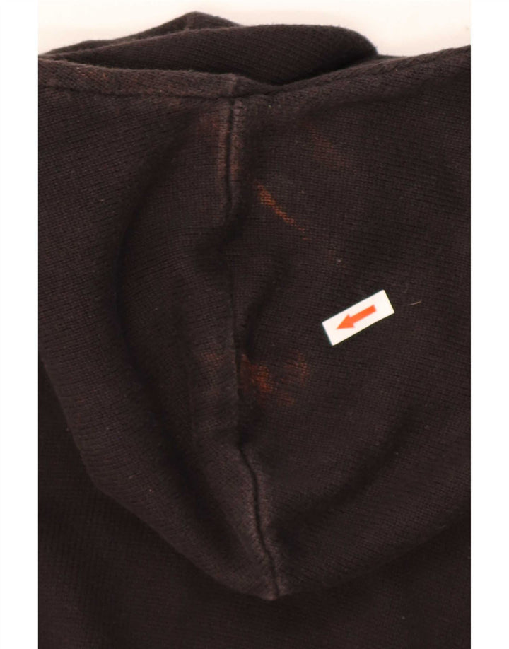 Męski sweter z kapturem Jack & Jones, duży, czarny, bawełniany