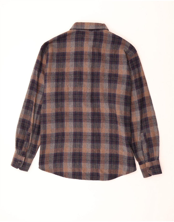 Męska koszula wierzchnia SEA BARRIER XL, szara, akrylowa kratka