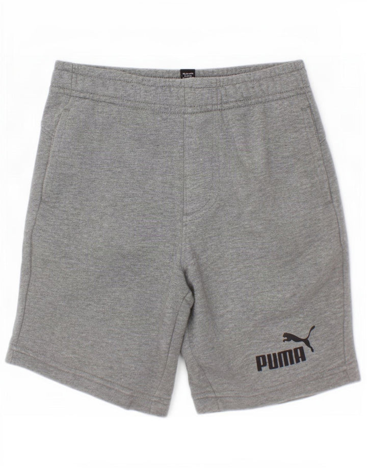 Chłopięce spodenki sportowe Puma 7-8 lat, szara bawełna