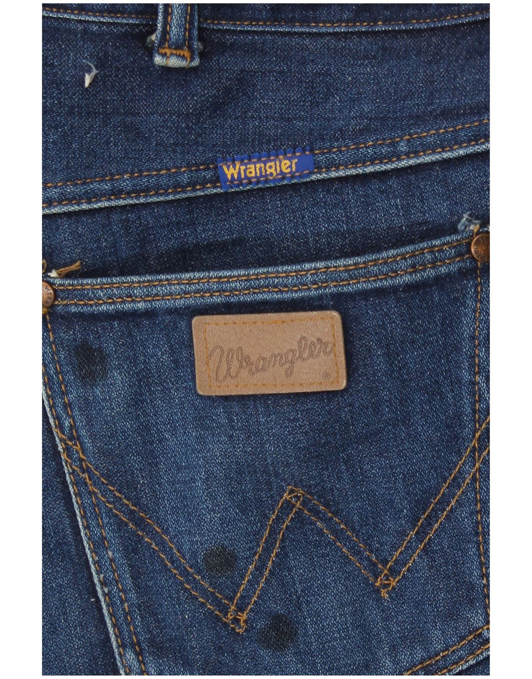 Męskie proste dżinsy Wrangler W40 L31 granatowe