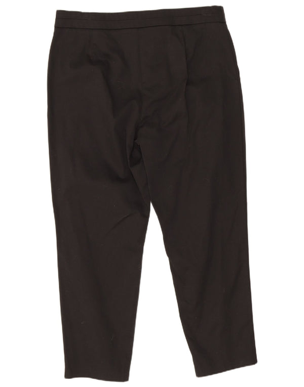 Krótkie spodnie damskie Marks & Spencer UK 12 Medium W30 L23 Czarna bawełna