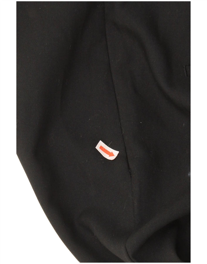 Damskie spodnie typu casual ZARA Bootcut, duże, czarne, z poliestru
