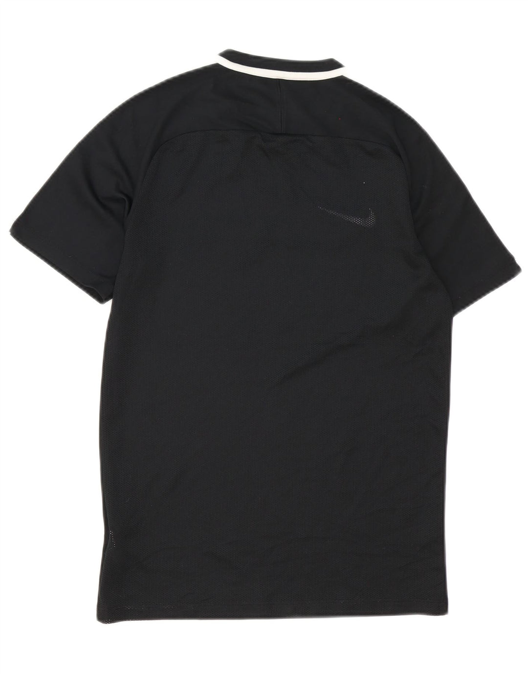 Męska koszulka polo Nike Dri Fit, mała, czarna, poliestrowa z blokami kolorów