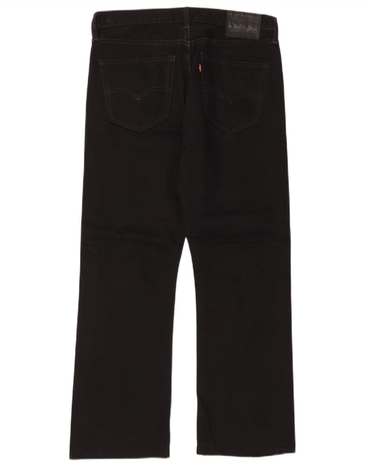 Męskie jeansy Levi's Bootcut W34 L30 Czarna bawełna