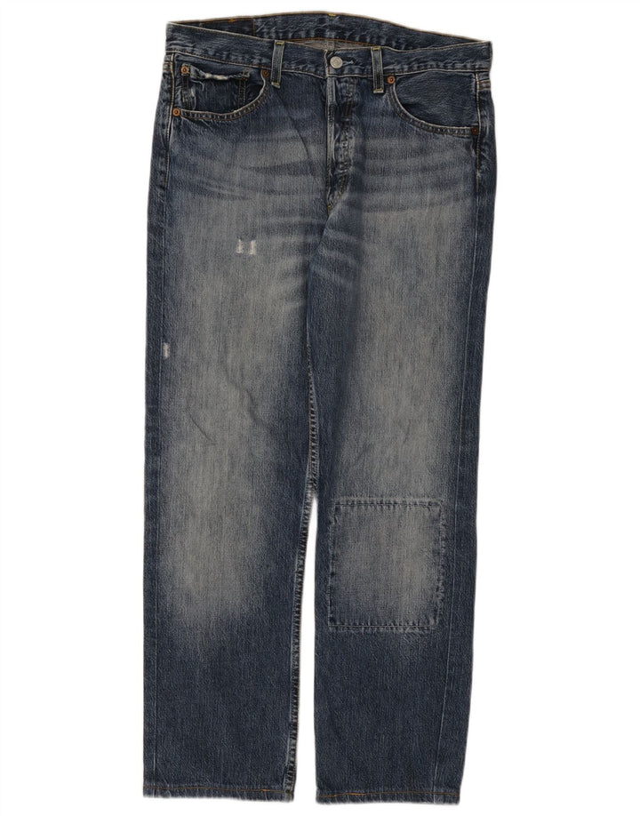 Męskie proste dżinsy Levi's W32 L28 Niebieskie