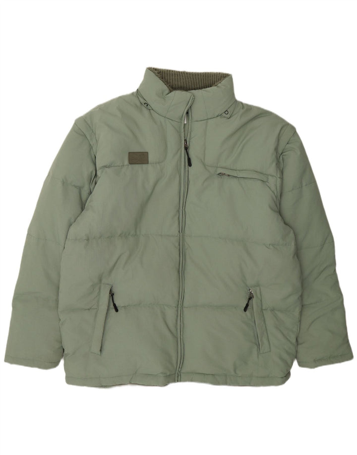 FILA Mens Padded Jacket UK 44 2XL Green Polyamide