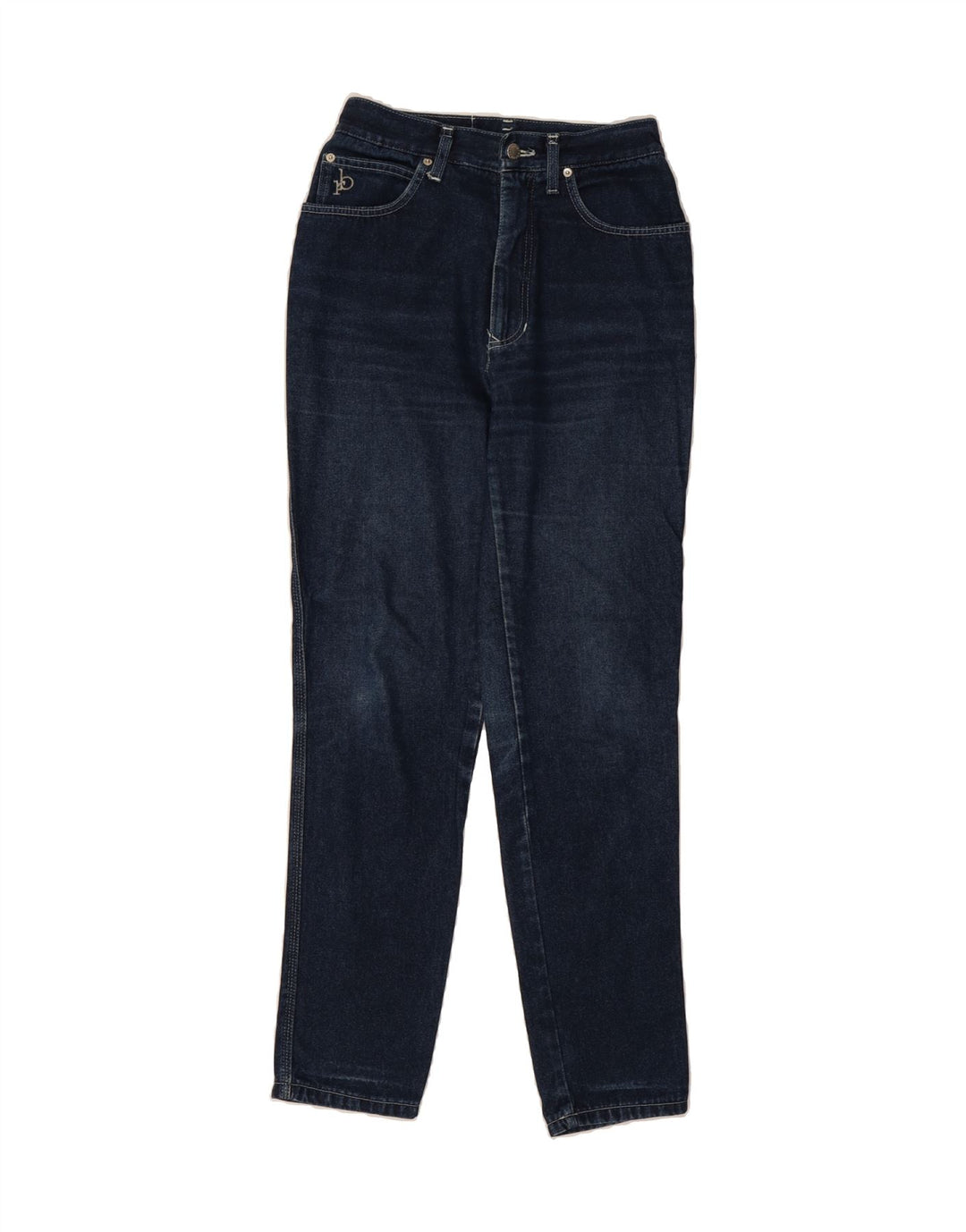 ROCCOBAROCCO Womens Tapered Jeans W29 L29 Navy Blue Cotton Vintage Roccobarocco and Second-Hand Roccobarocco from Messina Hembry 