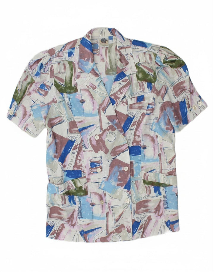 GOLDEN GATE Womens Shirt Blouse EU 38 Medium Multicoloured Geometric