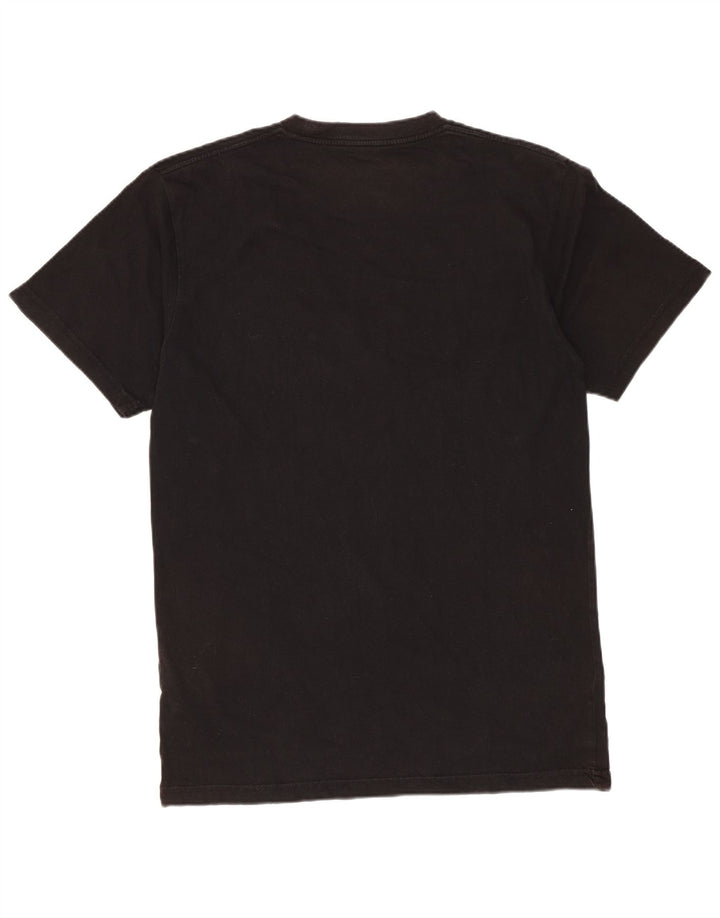 Męski T-shirt Vans o klasycznym kroju z grafiką, mały, czarny, bawełniany