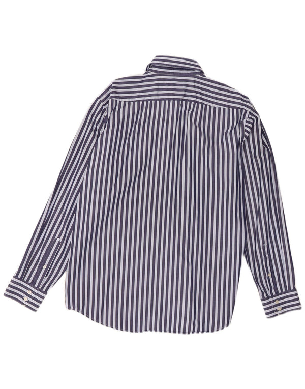 Koszula męska Hugo Boss o regularnym kroju, rozmiar 43 17 XL, granatowa w prążki