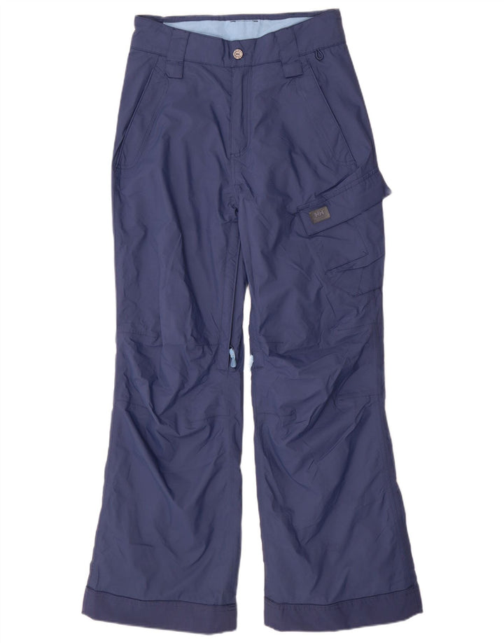 Męskie spodnie wiatrówki Helly Hansen, małe W28 L29, granatowe, nylonowe