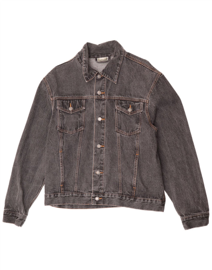 Vintage męska kurtka dżinsowa UK 42 XL, szara bawełna